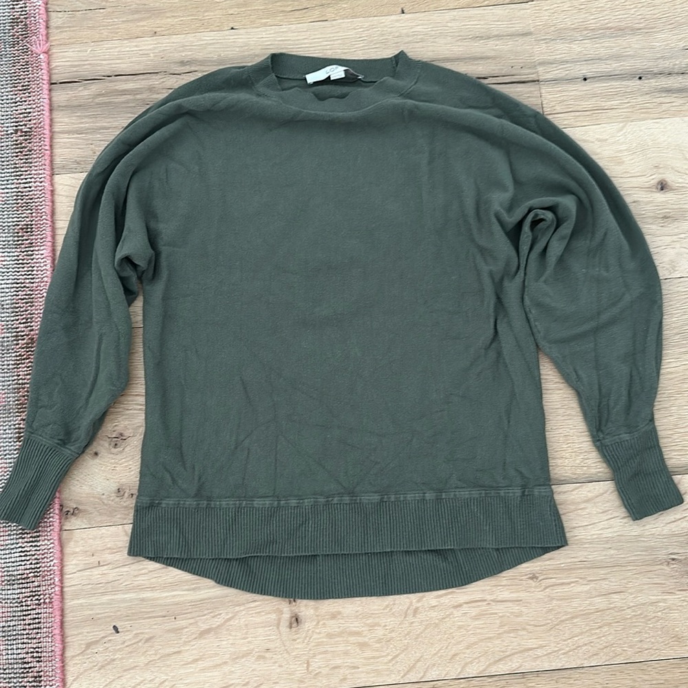Loft XXS Petite Green Sweater